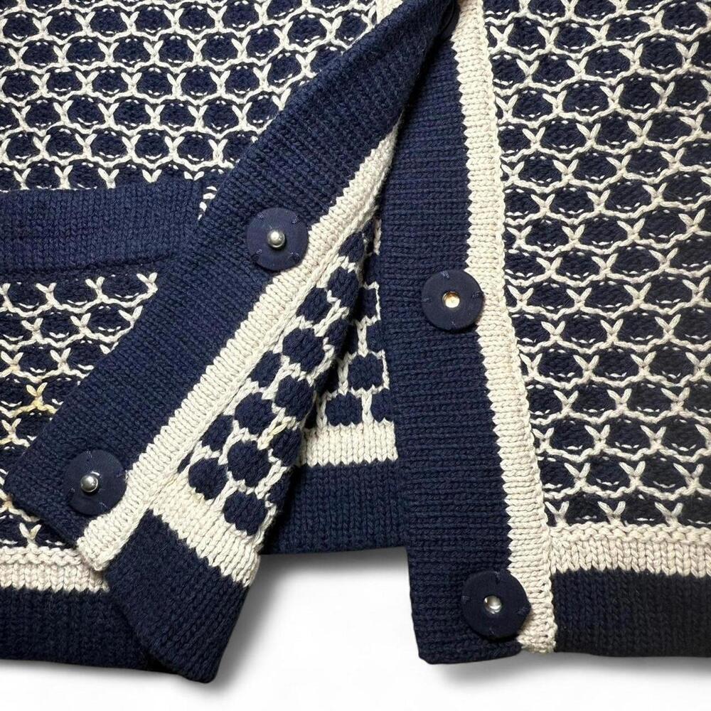 NWT Pure Collections 100% cotton textured cardigan jacket - Picture 5 of 6
